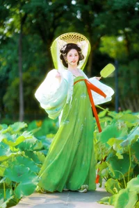 Xiao Du Tong Xue: Elegant Sunset Creek Portrait Series from YiTuYu Art Language Vol.9376 - Aesthetic Outdoor Lifestyle Photography - image 3