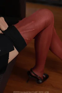IESS Meizi Red and Black Collection: A Study in High-Contrast Legwear Fashion - image 7