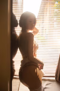 Jiu Shi A Zhu: Beauty Bathed in Warm Afternoon Sun - Alluring Moment by the Window - image 14