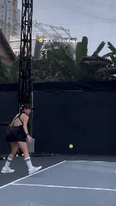Famous Social Media Icon Joins the Growing Pickleball Trend with Stunning Court Presence - image 5