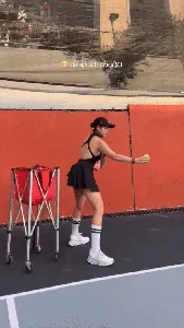 Famous Social Media Icon Joins the Growing Pickleball Trend with Stunning Court Presence - image 3