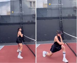 Famous Social Media Icon Joins the Growing Pickleball Trend with Stunning Court Presence - image 1