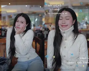 Doan Hai My: Sweet Beauty & Korean Doll Face Captivate Hearts in Winter Chill. - image 7
