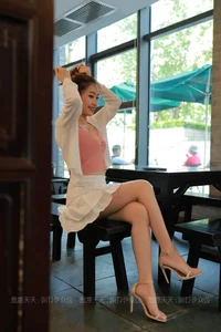 Playful White Dress and Silk Stockings - IESS Lemon Peel Photography - image 25