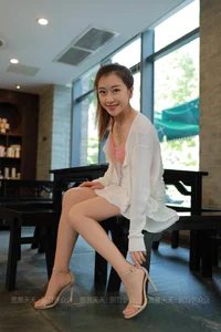 Playful White Dress and Silk Stockings - IESS Lemon Peel Photography - image 18