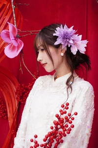 Elegant Vietnamese Woman in Traditional White Ao Dai - Timeless Cultural Fashion and Portrait Photography Inspiration - image 0