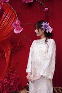 Elegant Vietnamese Woman in Traditional White Ao Dai - Timeless Cultural Fashion and Portrait Photography Inspiration - image 5