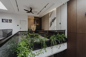 Modern 3-Story Townhouse Design: HH’s House in Da Nang Featuring Sustainable Greenery, Natural Light, and Open Voids for Contemporary Urban Living - image 2