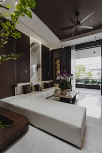 Modern 3-Story Townhouse Design: HH’s House in Da Nang Featuring Sustainable Greenery, Natural Light, and Open Voids for Contemporary Urban Living - image 19