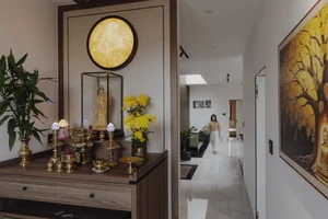 Modern 3-Story Townhouse Design: HH’s House in Da Nang Featuring Sustainable Greenery, Natural Light, and Open Voids for Contemporary Urban Living - image 12