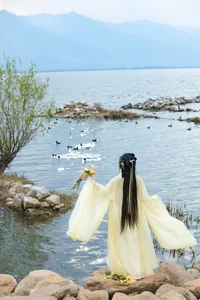 Ethereal Grace of Wan Jiang Ting in YiTuYu Art Language Vol.8851 by the Lake - image 46