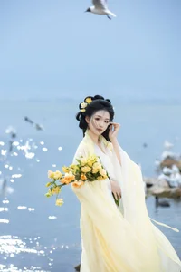 Ethereal Grace of Wan Jiang Ting in YiTuYu Art Language Vol.8851 by the Lake - image 44