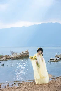 Ethereal Grace of Wan Jiang Ting in YiTuYu Art Language Vol.8851 by the Lake - image 39