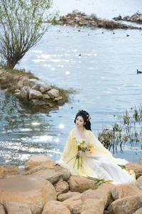 Ethereal Grace of Wan Jiang Ting in YiTuYu Art Language Vol.8851 by the Lake - image 41