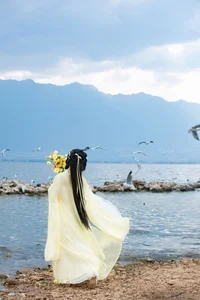 Ethereal Grace of Wan Jiang Ting in YiTuYu Art Language Vol.8851 by the Lake - image 6