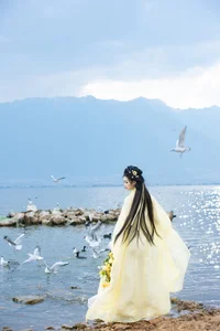 Ethereal Grace of Wan Jiang Ting in YiTuYu Art Language Vol.8851 by the Lake - image 21