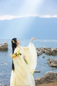 Ethereal Grace of Wan Jiang Ting in YiTuYu Art Language Vol.8851 by the Lake - image 29