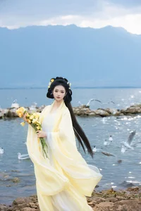 Ethereal Grace of Wan Jiang Ting in YiTuYu Art Language Vol.8851 by the Lake - image 17
