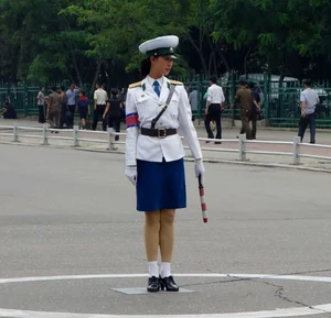 The Iconic Presence of North Korean Traffic Officers: A Glimpse into Pyongyang's Unique Urban Culture - image 2