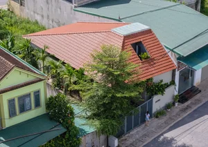 Modern Architecture in Nghe An: The Unique One-Room Sloped Roof House - image 6