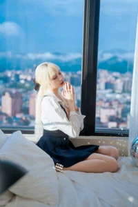 Stunning Haruka Cosplay: Japanese Student Uniform Series - High-Quality 88P 1V Collection for Seifuku Fashion Lovers - image 0