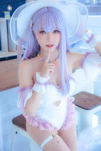 Ethereal Charm: Ely_eee Captivates in the Stunning Plymouth Swimsuit Collection - image 2