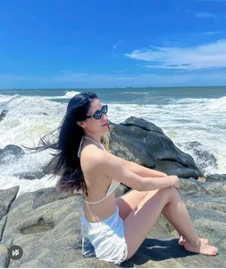 Quang Tri Volleyball Star stuns in Elegant White Bikini Gallery - image 9
