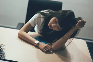 Sophisticated Office Lady Fashion: Ruoying in Elegant White Blouse, Black Pencil Skirt, and Sheer Stockings for a Professional Corporate Look - image 5