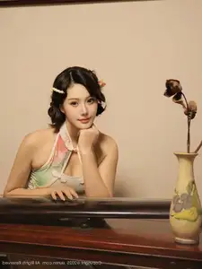 XiuRen No.10749: Li Li An Na O's Elegant Cheongsam Photoshoot Captures Timeless Asian Beauty - image 40