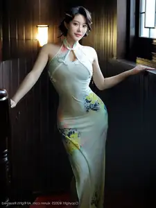 XiuRen No.10749: Li Li An Na O's Elegant Cheongsam Photoshoot Captures Timeless Asian Beauty - image 5