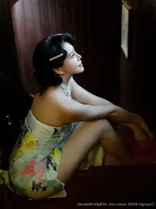 XiuRen No.10749: Li Li An Na O's Elegant Cheongsam Photoshoot Captures Timeless Asian Beauty - image 12