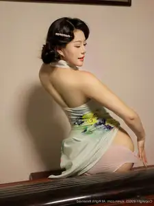 XiuRen No.10749: Li Li An Na O's Elegant Cheongsam Photoshoot Captures Timeless Asian Beauty - image 25