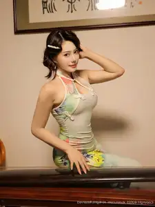 XiuRen No.10749: Li Li An Na O's Elegant Cheongsam Photoshoot Captures Timeless Asian Beauty - image 24