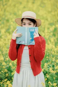 Gentle Beauty: A Girl in a Vibrant Rapeseed Flower Field, Spring Serenity - image 3