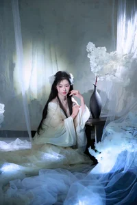 Ethereal Moonlight Muse: Discover the Poetic Beauty of Fen Mian Gu Niang - image 6