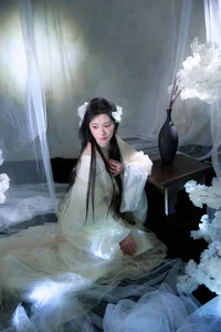 Ethereal Moonlight Muse: Discover the Poetic Beauty of Fen Mian Gu Niang - image 9