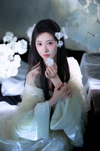 Ethereal Moonlight Muse: Discover the Poetic Beauty of Fen Mian Gu Niang - image 3