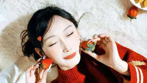 YiTuYu Art Language Vol.8573 zzzzzzz: A Girl's Sweet Relaxed Moment with a Bowl of Fruits - image 15