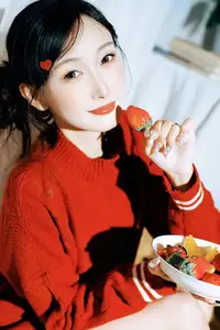 YiTuYu Art Language Vol.8573 zzzzzzz: A Girl's Sweet Relaxed Moment with a Bowl of Fruits - image 1