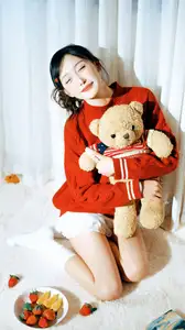YiTuYu Art Language Vol.8573 zzzzzzz: A Girl's Sweet Relaxed Moment with a Bowl of Fruits - image 6