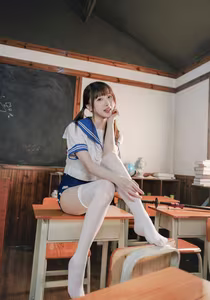 YiTuYu Art Language Vol.8275: Charming Bing Leng Qi E in Elegant Schoolgirl Attire - image 17