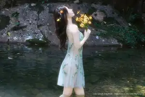 XiuRen No 10756 Enchanting Yin Tian Tian Sunny A Muse Amidst Serene Nature Captivating Beauty - image 4