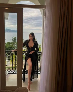 Eurasian Fashion Influencer Redefines Elegance with Bold Deep-Cut Aesthetic - image 1