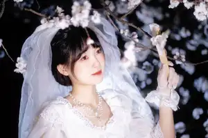 YiTuYu Vol. 8635: Ren Hai Bu's Dreamy White Dress Amidst Blossoms - image 20