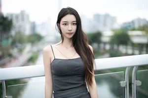 Sophisticated Urban Grace: Yin Zi Er’s Dark Gray Silhouette - image 11