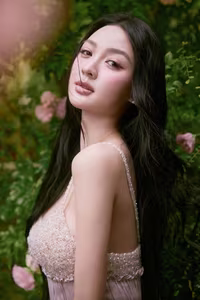 VGU No.145: Captivating Beauty in Ethereal Fashion Amidst a Dreamy Rose Garden - image 5