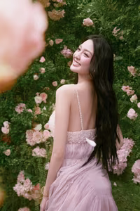 VGU No.145: Captivating Beauty in Ethereal Fashion Amidst a Dreamy Rose Garden - image 3