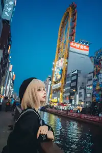 Coser Chunmomo's Enchanting Autumn Quest: Part04 Captures Street Style Beauty - image 11
