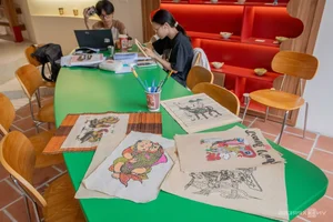 Discover the Dong Ho Folk Art Inspired Coffee Shop in the Heart of Hanoi - image 5