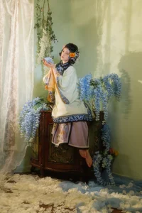 YiTuYu Art Language Vol.5930: Exquisite Artistic Portraits Featuring the Graceful Yu Han - image 6